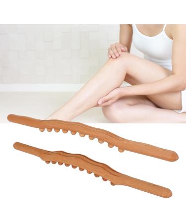 Buy Gua Sha Stick Set - 2 Wooden Massage Tools for Neck & Shoulder Relief | Relax & Rejuvenate - Buy Online on GoSupps.com