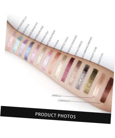 FOYTOKI 2 pcs Makeup Supplies Cosmetics Shiny Liquid Accessories Women Shadow Eye Glitter - Buy Online on GoSupps.com