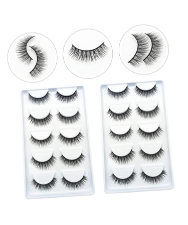 FOMIYES 10 Pairs Luxurious Fake Eyelashes - Miss Chemical Fiber for Stunning Eyes | International Shipping Available - Buy Online on GoSupps.com