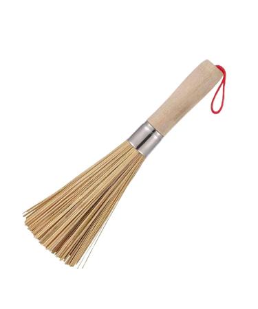 Dishwashing Brushes Natural Bamboo Brushes Pot Brushes Household Cleaning Brushes Kitchen Cutlery Brushes Small Cleaning Brushes with Ergonomic Handles for Household Cleaning