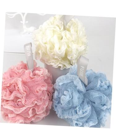 Healeved Bathing Ball Scrubber - Exfoliating Loofah Sponge for Body Wash & Shower | Best Bath Puff & Pouf for Smooth Skin - Buy Online on GoSupps.com