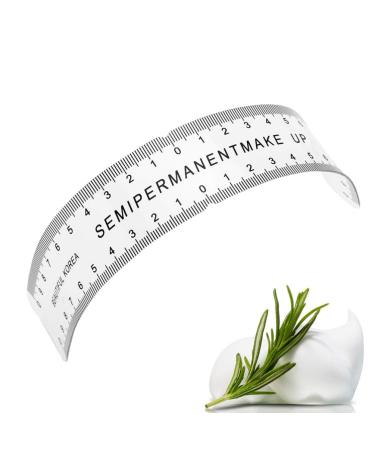 Healifty Plastic Curved Eyebrow Embroidery Ruler for Lady | Makeup & Tattoo Measure Tool - Buy Online on GoSupps.com