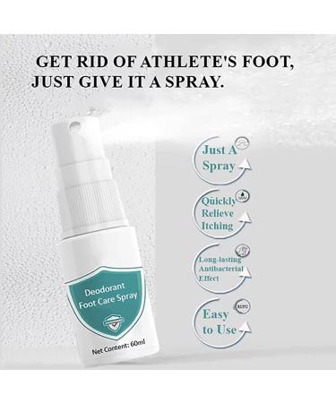 Deodorant Foot Care Spray Foot Deodorant Spray Freshener Foot Spray Odor Eliminator Spray Quickly Take Effect Keep Fresh&dry for a Long Time Used for Foot and Shoes (3) - Buy Online on GoSupps.com
