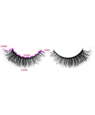 Gmagictobo Fluffy Fox Eye False Eyelashes - 7 Pairs of Dramatic Wispy 3D Mink Lashes for Volume & Soft Look - International Shipping Available - Buy Online on GoSupps.com