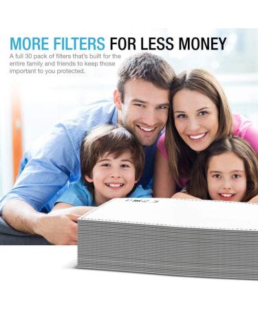 100pcs PM2.5 Activated Carbon Filters for Cloth Masks - 5 Layers Anti Haze Filters | Ship from USA | Reusable Face Cover Health Protection - Buy Online on GoSupps.com