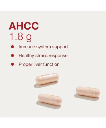 Protocol AHCC 600 mg - Liver & Immune Support Supplement with Beta-Glucan* - May Aid Cellular Health & Stress* - Vegan, Dairy Free & Nut Free - 60 Veg Caps - Buy Online on GoSupps.com