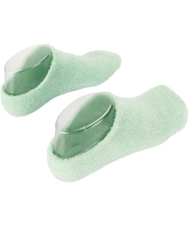 Qukaim Dry Feet Moisturizing Socks Moisturizing Foot Gel Socks Reusable Cracked Skin Care Socks Prevent Slip Foot Mask Green Remove Dry Feet 1 Pair - Buy Online on GoSupps.com