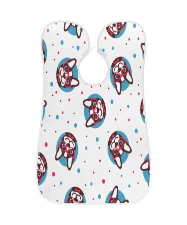 Cartoon Dog Beard Bib Apron for Men | Non-Stick Waterproof Hair Catcher | Perfect Grooming Gift with Suction Cups - Buy Online on GoSupps.com