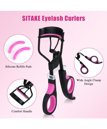 SITAKE 19 Pcs Eyelash Curlers Kit - Professional Makeup Accessories for Women & Girls | Includes Lash Curler Comb Brush & Silicone Refills - International Shipping Available - Buy Online on GoSupps.com