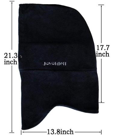 Joyoldelf Ski Mask Balaclava Full Face Sports Mask - Black | Breathable Men Women Face Mask - Buy Online on GoSupps.com