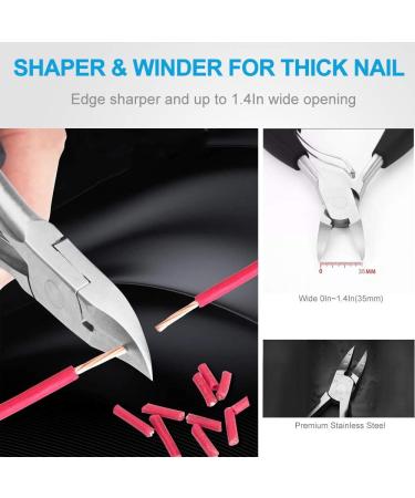 ASEOK Ingrown Toenail Clippers Used For Thick Toenails Fungi Toenails Ingrown Toenails. Long Handle Safe Storage Precision Toe Nail Clippers Clip Cuticles Easily Blue - Buy Online on GoSupps.com