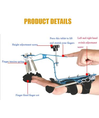 ZZBB Hand Splint Support Wrist Orthotics Protector Brace Hand Rehabilitation Training Finger Orthotic for Stroke Hemiplegia Patient Longing Exercise Repair - Buy Online on GoSupps.com
