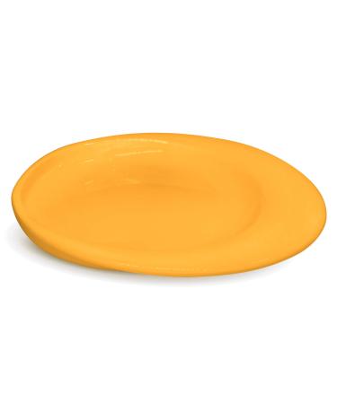 Dignity by Wade Scoop Plate - Yellow Pack of 1 Yellow