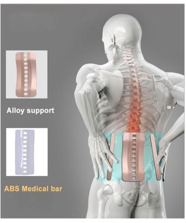 Dorbi Orthopedic Tourmaline Magnetic Steel Waist Support Belt for Men & Women - Lumbar Back Support - Health & Comfort (Color A Size L) - Buy Online on GoSupps.com