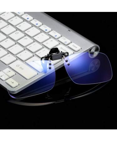 ISPCHE CLIP Anti-Blue Light Glasses - High Protection for Screens Reduces Fatigue & UV - Perfect for PC Tablet TV & Gaming - Buy Online on GoSupps.com