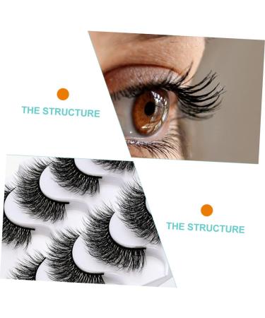 POPETPOP Black Decor 10 Pairs Fake Eyelashes 3d Makeup Decor False Eye Lashes Embellishments for Crafting Soft Light Fake Lash Black Trim Decked False Eyelashes Make up Imitation Miss - Buy Online on GoSupps.com