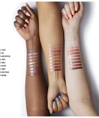NYX Professional Makeup Lip Gloss - Lip Lingerie Glitter Euro Trash 08 | Irresistible Shiny Lips - 3.4ml | International Shipping Available - Buy Online on GoSupps.com