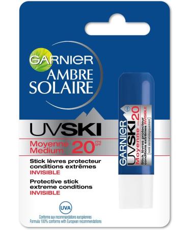 Garnier Ambre Solaire UV Ski Stick - High Mountain Lip Protection - Pack of 2 - Buy Online on GoSupps.com