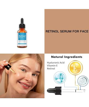 IZBEAUVO Retinol Serum for Face with Hyaluronic Acid Face Serum for Women Vitamin e Serum Serums Skincare Anti Aging Serum Anti-Wrinkle and Skin Firming Smoothes Fine Lines and Fades Dark Spots - Buy Online on GoSupps.com