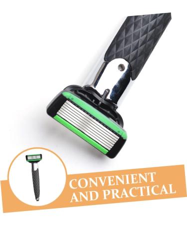 Beavorty Hair Razor Set for Men - Professional Short Grip Razor Blades Rustproof Steel Shaving Kit - Buy Online on GoSupps.com