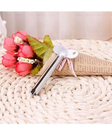 Xinhongo 6 Pcs Stainless Steel Toothpaste Tube Squeezers - Metal Key Squeezer for Bathroom Hair Dye & Cosmetic Tubes - Silver - Buy Online on GoSupps.com