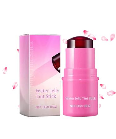 Milk Jelly Blush Milk Blush Stick Milk Jelly Blush Stick Milk Makeup Jelly Tint Water Jelly Tint Stick Sheer Lip & Cheek Stain Finish (Pink)