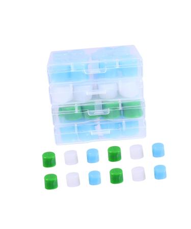 FRCOLOR 24 Pairs 1 Set Silicone Sounds Blocking Waterproof Earbuds Swimming Reusable Shooting Noise Reduction Music to Sleep