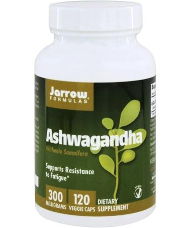 Jarrow Formulas Ashwagandha 300 mg 120 Veggie Caps