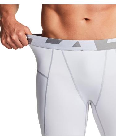 Shop TSLA Ladies High Waist Yoga Pants with Pockets - Belly Control Non-See-Through 4-Way Stretch Workout Tights - White Size M - International Shipping - Buy Online on GoSupps.com