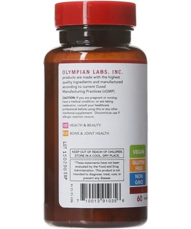 Buy Olympian Labs Biotin 10000 mcg - 60 Tablets for Healthy Hair, Skin & Nails - Buy Online on GoSupps.com