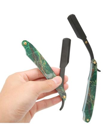 Premium Stainless Steel Razor Holder - Portable Straight Edge Tool for Men's Facial Care - Buy Online on GoSupps.com