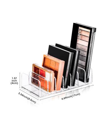 Waterproof Eyeshadow Makeup Palette Organizer - 7 Section Cosmetic Storage for Bathroom Countertop (1PCS-Small) - Buy Online on GoSupps.com