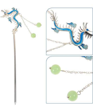 Beaupretty Chinese Hair Stick Metal Hairpin Vintage Hair Stick Chinese Hair Chopstick Dragon Hair Stick Hair Accessories for Women - Buy Online on GoSupps.com