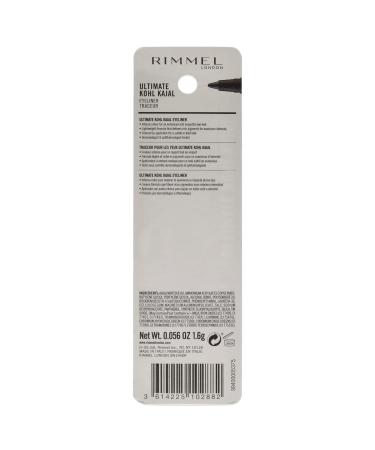Rimmel London Ultimate Kohl Kajal Waterproof Eyeliner - 003 Smoked Emerald 0.06 oz - Buy Online on GoSupps.com
