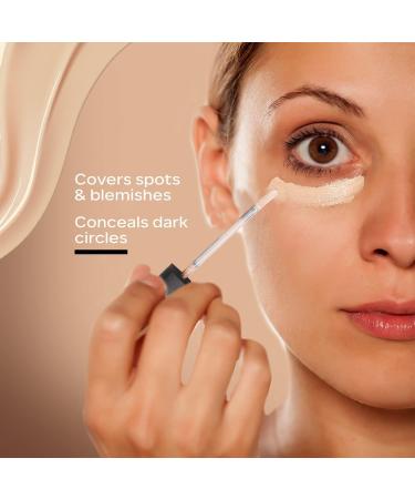 High Cover Concealer - Walnut Spice 05 4ml | High Coverage Liquid Concealer | Blends Easily | Natural Finish | Covers Spots Blemishes & Dark Circles | With Shea Butter - Buy Online on GoSupps.com