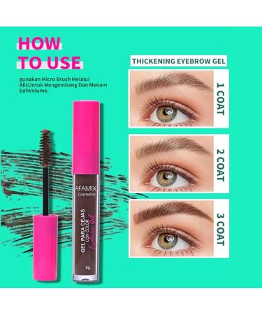 2 in 1 Express Eyelash and Eyebrow Kit (Tint + Developer Gel) Professional Makeup Tinted Eyebrow Fixing Glue Professional Tint Long Lasting (Brown) - Buy Online on GoSupps.com