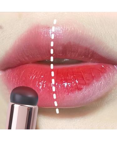 Silicone Lip Makeup Brush Angled Rounded Concealer Tool Portable Round Head Like Fingertips Soft Lipstick Brushes Makeup Tools (Color : 01 with brush cover) - Buy Online on GoSupps.com