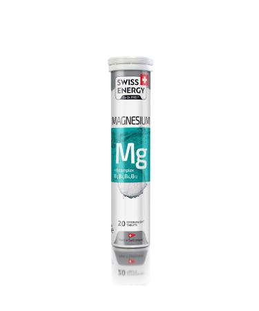 Swiss Energy by Dr. Frei - Magnesium + B Complex - 20 Effervescent Tablets