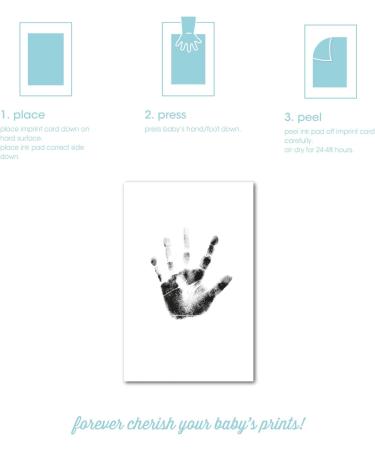 Little Pear Clean-Touch Babyprint Ink Pad - No Touch Black Ink Pad for Baby's Memories - Buy Online on GoSupps.com