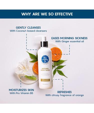 Natural Body Wash for Dry Skin | Coconut-Based | Pregnancy Safe | 200 ml - Buy Online on GoSupps.com