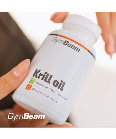  GymBeam GymBeam Omega-3 Krill Oil Capsules - High-quality source of EPA and DHA with antioxidant astaxanthin supports heart brain and vision 150 mg of EPA and 70 mg of DHA per capsule - Buy Online on GoSupps.com