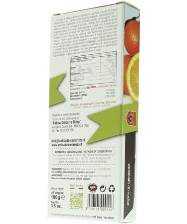  Antica Dolceria Rizza RIZZA - 3 x Sicilian Citrus Modica Chocolate 100 g - Buy Online on GoSupps.com