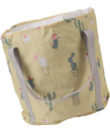 Portable Foot Soak Tub Collapsible Foot Bath Basin PVC Insulated Portable Foot Soaking Bath Tub Water Bucket with Handle for Outdoor Camping Travel Yellow Cactus - Buy Online on GoSupps.com