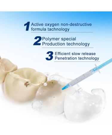 Pevor 10Pcs Teeth Whitening Gel Refills 35% Carbamide Peroxide Bleaching Gel Teeth Whitener Gel Kit Works with Teeth Whitening LED Light and Trays (10 X 3ML) - Buy Online on GoSupps.com