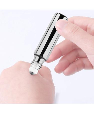 Beaupretty Terrarium Essential Oil Roller Bottles 8 & 10ml - Refillable Glass Perfume Roll-On with Stainless Steel Balls for Travel & Massage - Buy Online on GoSupps.com