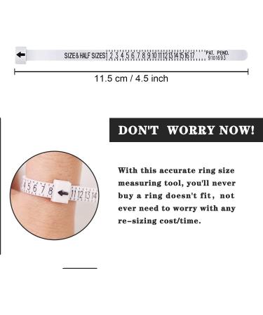 70 Pcs Ring Size Adjuster Set with Measuring Tool - Invisible Silicone Spiral Tightener for Women and Men - Fits Any Loose Rings - Buy Online on GoSupps.com