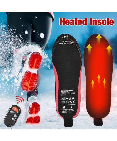 YTYZC USB Heated Shoe Insoles with Remote Control Feet Warm Sock Pad Mat Electrically Heating Insoles Electric Heater Pads (Color : D  Size : 41-46 Yards) 41-46 yards D - Buy Online on GoSupps.com