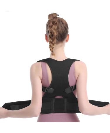 Posture Corrector For Women And Men Breathable Back Brace Straightener Back Support Belt For Clavicle To Support Spine Lumbar Neck Clavicle And Shoulder Corrector (Size : L)