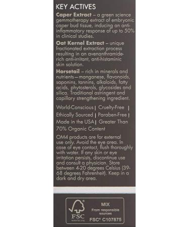 OM4 Soothe: Redout Sensitivity Relief Serum | Hydrating Cream-Gel for Men's Skin Care - Buy Online on GoSupps.com