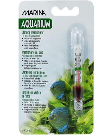 Marina Standing Thermometer - Fahrenheit and Celsius Aquarium Thermometer | 11202 - Buy Online on GoSupps.com